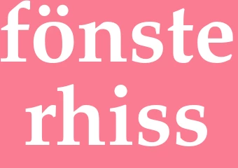 Synonym fönsterhiss