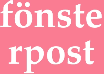 Synonym fönsterpost
