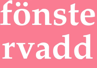 Synonym fönstervadd