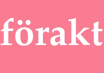 Synonym förakt