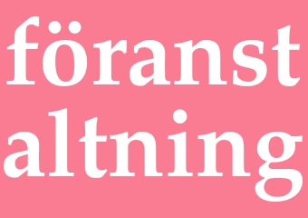 Synonym föranstaltning
