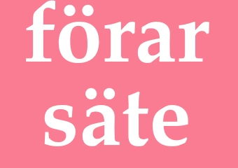 Synonym förarsäte