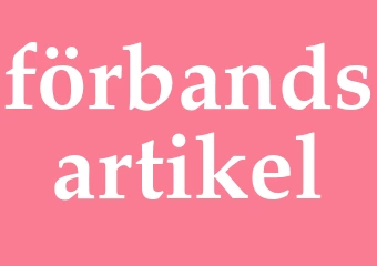 Synonym förbandsartikel