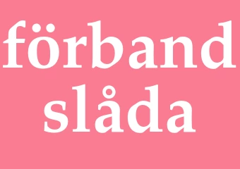 Synonym förbandslåda