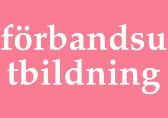 Synonym förbandsutbildning