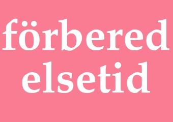 Synonym förberedelsetid