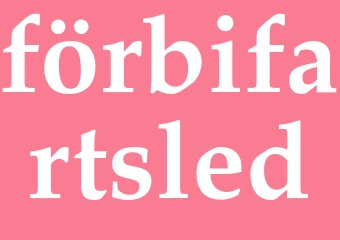 Synonym förbifartsled