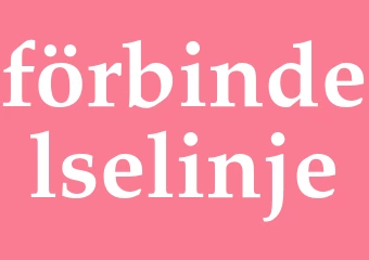 Synonym förbindelselinje
