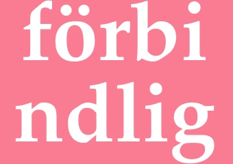 Synonym förbindlig