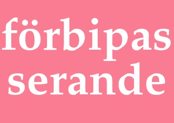 Synonym förbipasserande