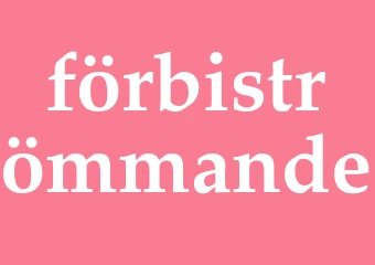 Synonym förbiströmmande