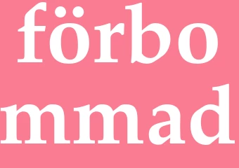 Synonym förbommad