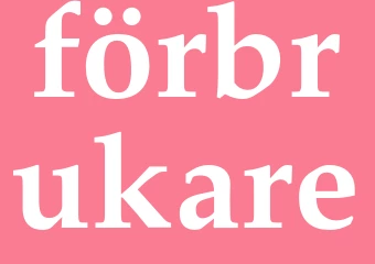 Synonym förbrukare