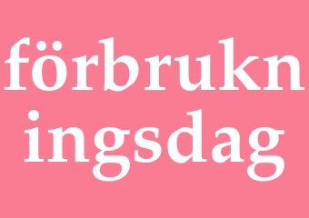 Synonym förbrukningsdag