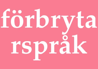 Synonym förbrytarspråk