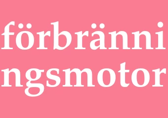 Synonym förbränningsmotor