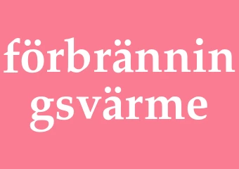 Synonym förbränningsvärme