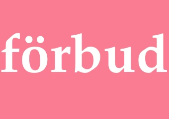 Synonym förbud