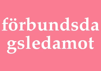 Synonym förbundsdagsledamot