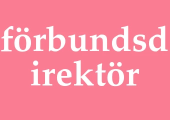 Synonym förbundsdirektör