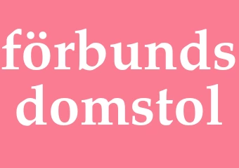 Synonym förbundsdomstol