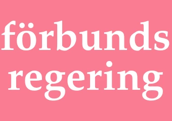 Synonym förbundsregering