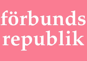Synonym förbundsrepublik