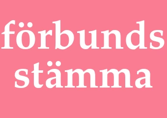 Synonym förbundsstämma