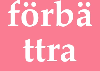 Synonym förbättra