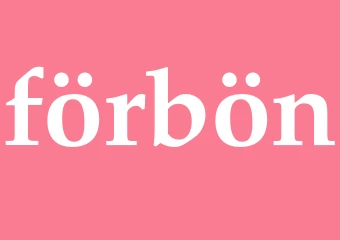 Synonym förbön