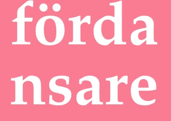 Synonym fördansare