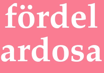 Synonym fördelardosa