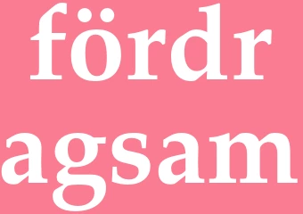Synonym fördragsam