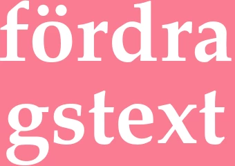 Synonym fördragstext
