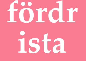 Synonym fördrista