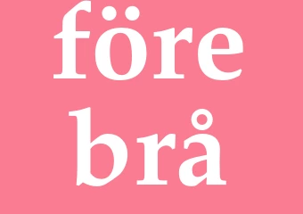 Synonym förebrå