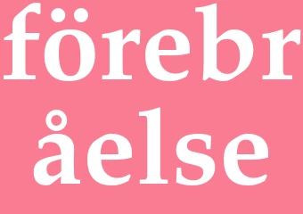 Synonym förebråelse