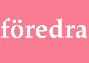 Synonym föredra