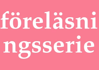 Synonym föreläsningsserie