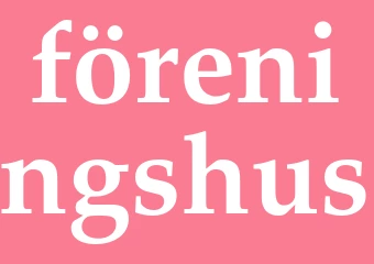 Synonym föreningshus