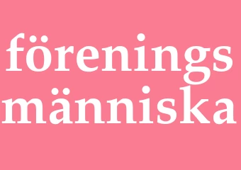 Synonym föreningsmänniska