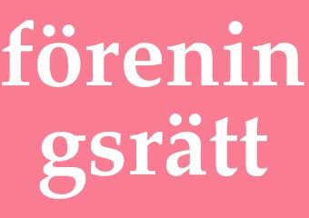 Synonym föreningsrätt