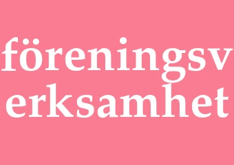 Synonym föreningsverksamhet