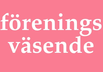 Synonym föreningsväsende