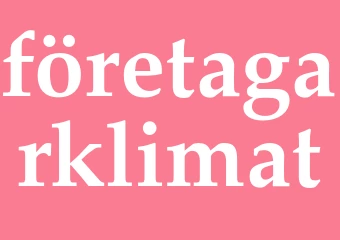 Synonym företagarklimat