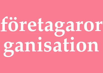 Synonym företagarorganisation