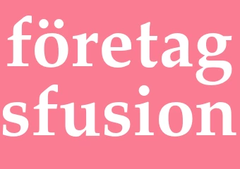 Synonym företagsfusion