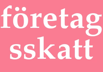 Synonym företagsskatt