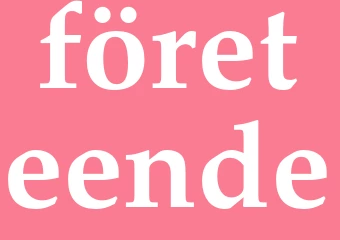 Synonym företeende
