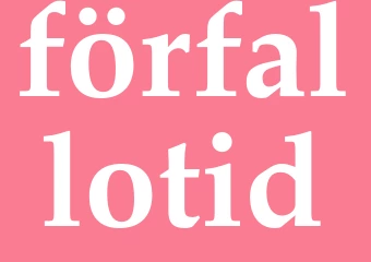 Synonym förfallotid